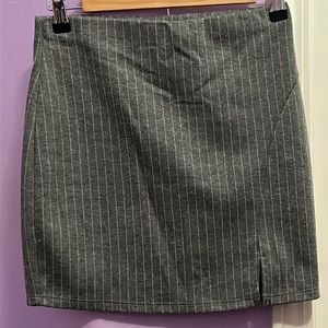 Urs grey pinstripe skirt
